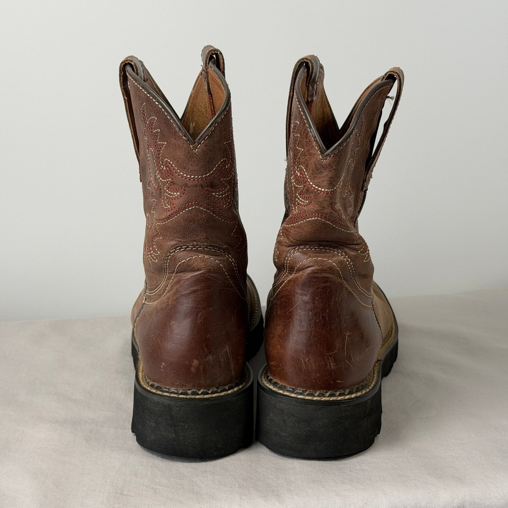 Ariat Fatbaby Heritage Brown Leather Western Boots 10001183 Womens 9B - Picture 9 of 16